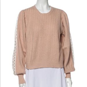 See by Chloe Cameo Rose Sweater NWOT